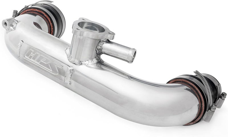 HPS Performance Polish Intercooler Charge Pipe Kit Hot Side for Toyota Sequoia and Tundra 3.4L Turbo - Image 5
