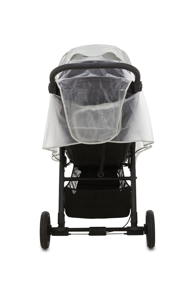 First Essentials Stroller Rain Cover Universal, Baby Travel Weather Shield, Windproof Waterproof, Protect from Dust Snow (Clear) - Image 5