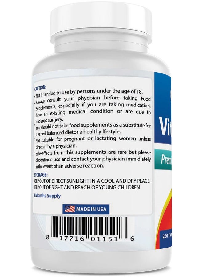 Best Naturals Vitamin B6 50 mg 250 Tablets  - Image 3