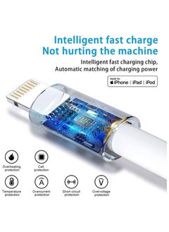 ELTRAZONE Apple iPhone/iPad Charging/Charger Cord Lightning to USB Cable[Apple MFi Certified] Compatible iPhone 11/ X/8/7/6s/6/plus/5s/5c/SE  - Image 2