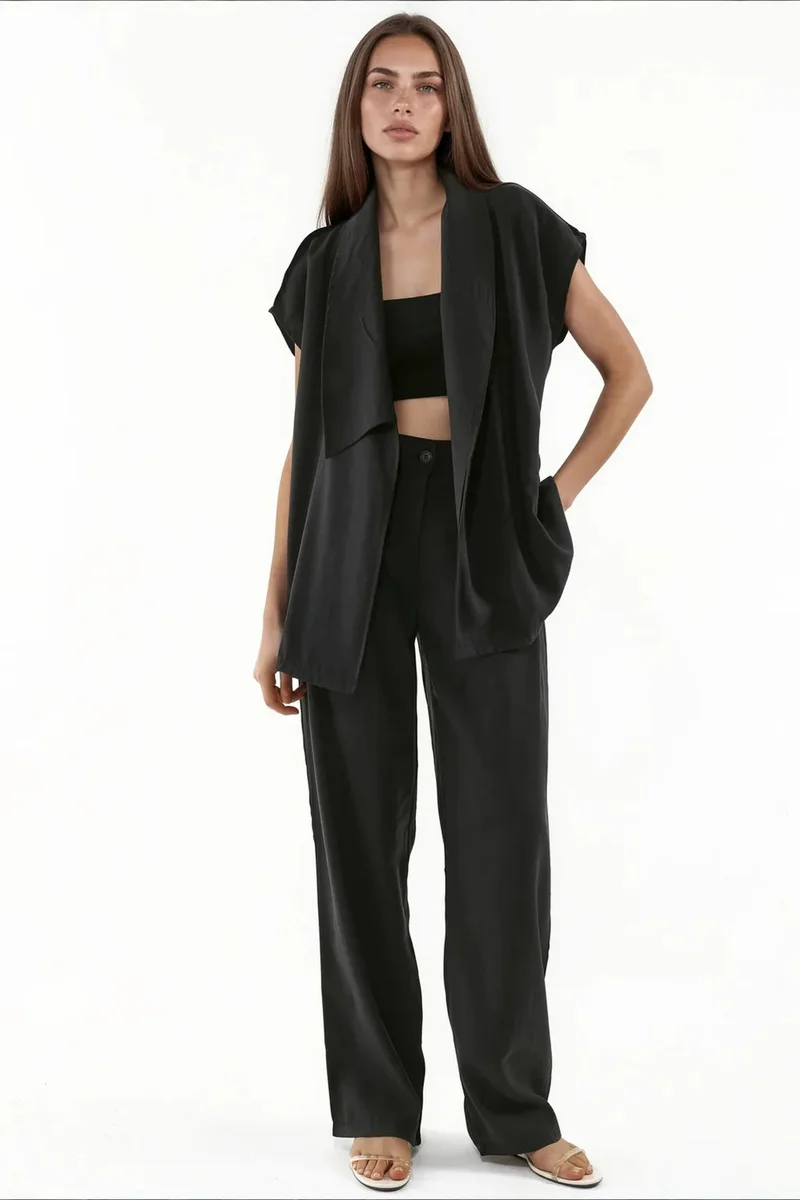 جينيفر Cotton Viscose Two-Piece Coord