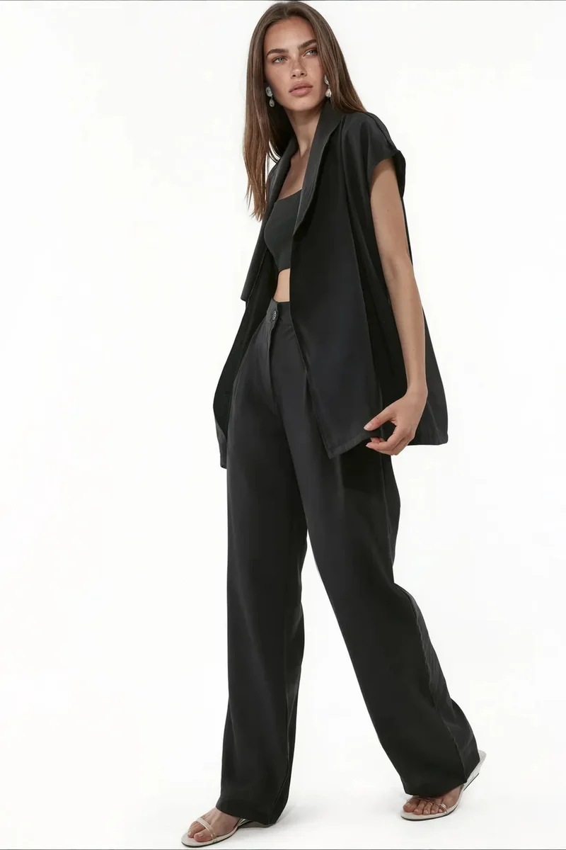 جينيفر Cotton Viscose Two-Piece Coord