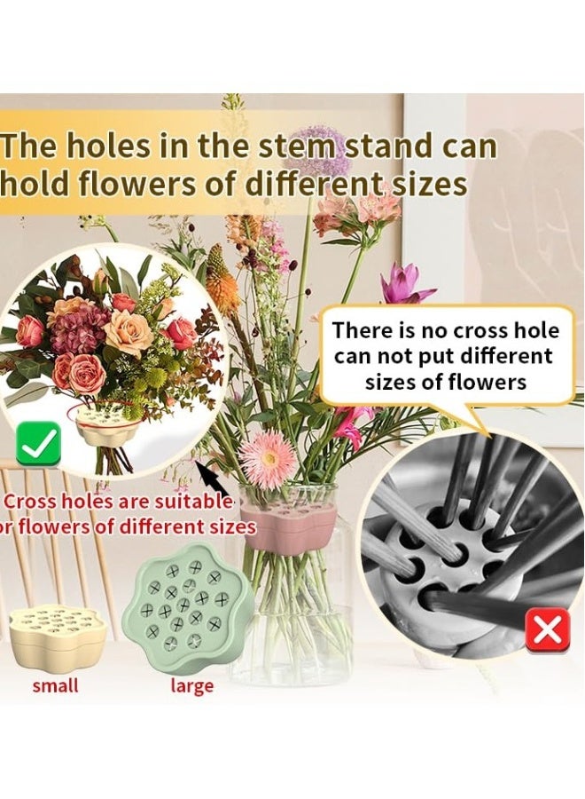Generic Ikebana Stem Holder 3.5 Inch Florist Tool Silicone Bouquet Holder Floral Arrangement Tool Hanataba Flower Arranger DIY Flower Holder Twist Ring Arranger DIY Floral Projects for Vases Decor  - Image 4