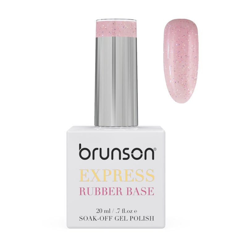 brunson TPO free Rubber Base Gel polish 20ml Soak Off Base Coat for Nail Strengthening Long Lasting Gel Polish Base for Chip Free Shine Brittle Nails UV Rubber base Russian manicure Non Yellowing salon manicure - Image 1