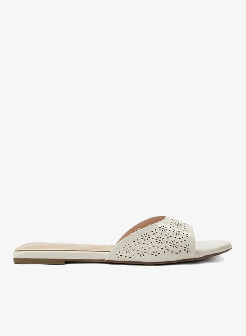 Celeste Women Laser Cut Flat Sandals