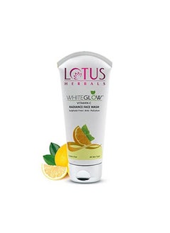 Whiteglow Vitamin C Radiance Face Wash ; For Dark Spots & Dull Skin ; Anti Pollution ; 100G