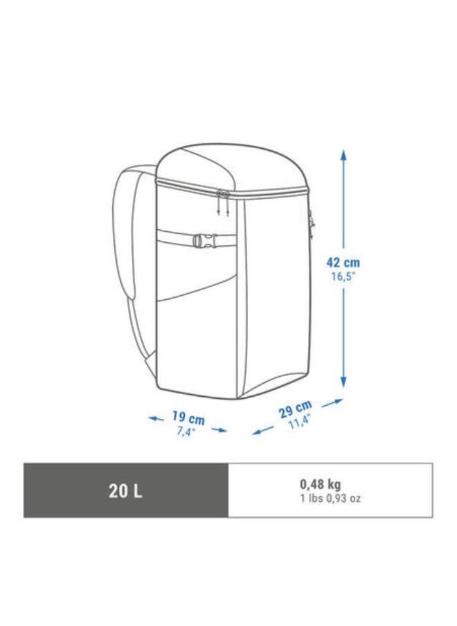كيتشوا شنطة ظهر للتنزه حافظة للحرارة 20 لتر - NH100 Ice Compact أزرق  - Image 3