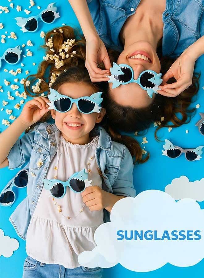 Aurlar Shark Kids Sunglasses with Hard Shell Case – UV400 Protection, Lightweight Fun Design for Boys Aged 3–8, Perfect for Outdoors, Travel & Gifting - Image 4