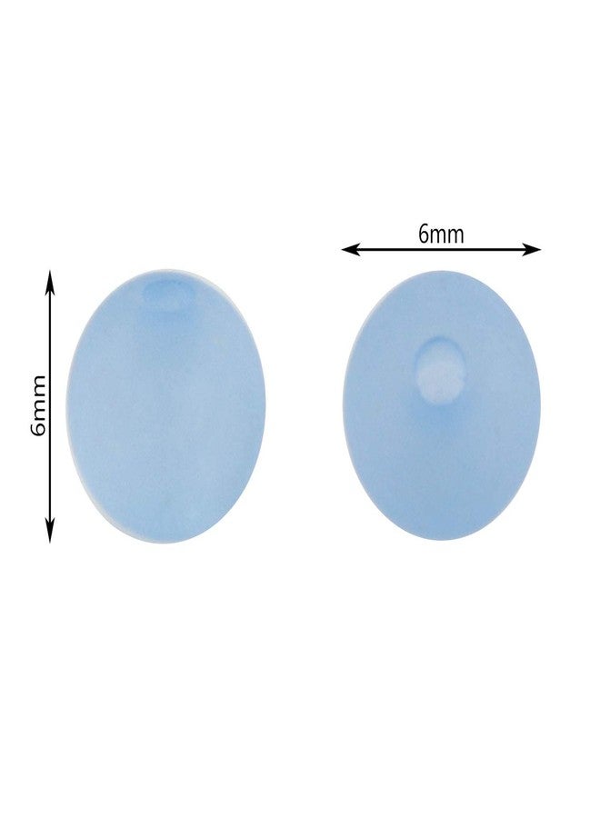 Tegg Matte Loose Bead 500PCS 6mm Mixed Colour Round Transparent Frosted Jewelry Glass Beads - Image 5