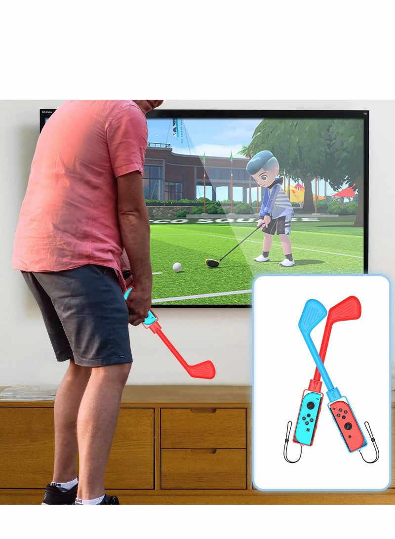Excefore 2022 Switch Sports Accessories Bundle 12 in 1 Family Kit for Nintendo Games Tennis Rackets, Sword Grips, Golf Clubs, Wrist Dance Bands & Leg Strap, Joy-con Band  - Image 2