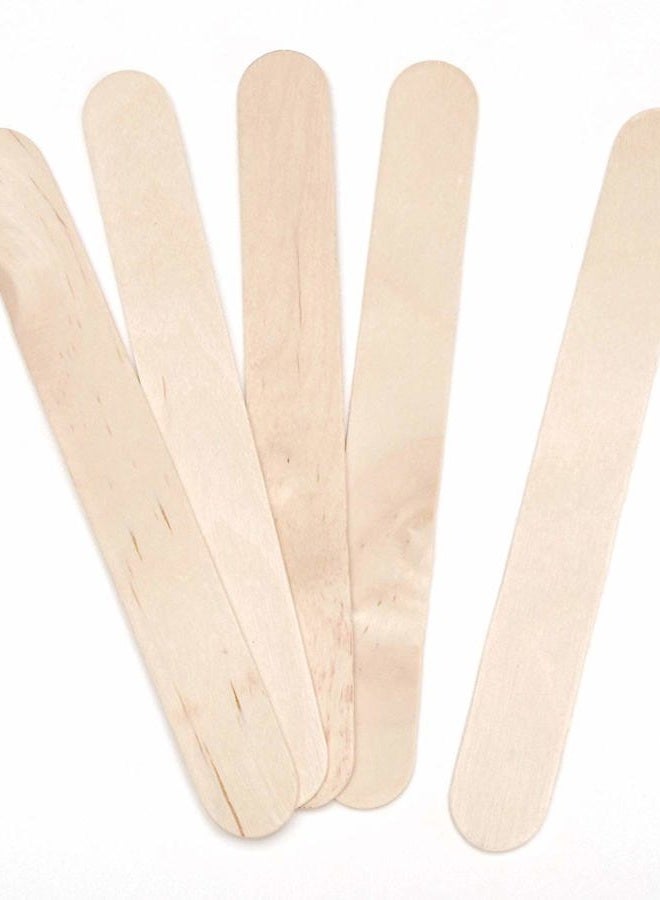 Darice Natural Wood Craft Sticks Jumbo, 80 Piece (5.75 Inch) - Image 1
