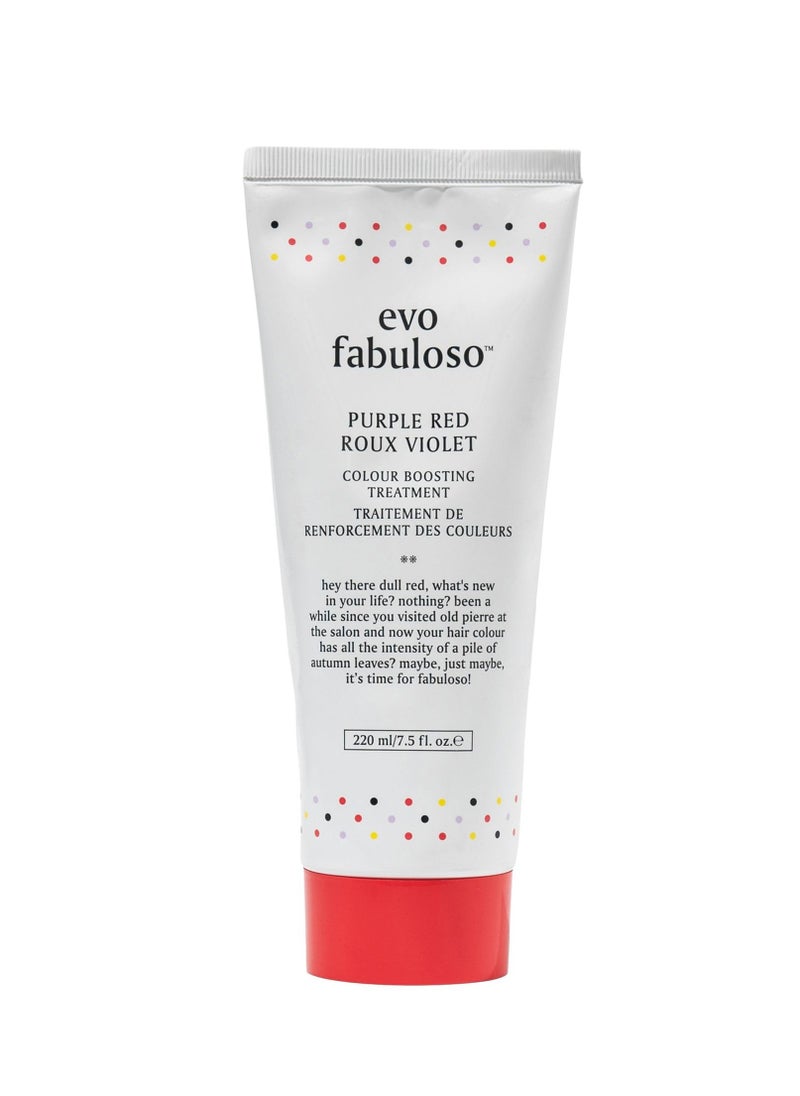 EVO Evo Fabuloso  purple red colour boosting treatment 220ml  - Image 1