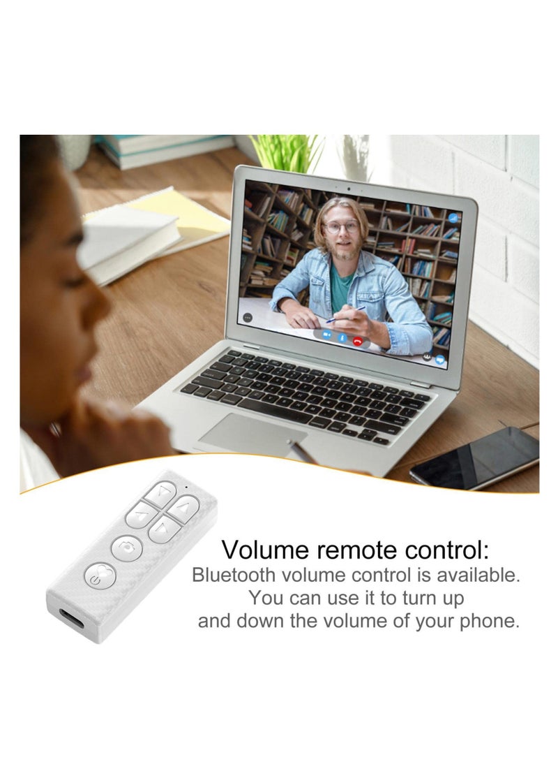 Excefore Blue Tooth Remote For Phone, Remote Control For Volume Control, Give A Like Control, Short Video Play Control, Page Turner For Mobile Phone, Phone Camera Media Playback Control (Generic )  - Image 3