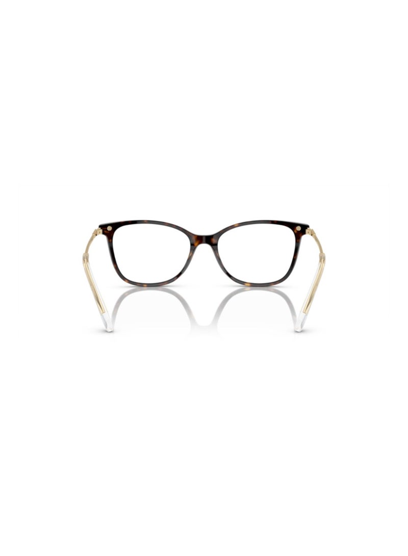 SWAROVSKI Swarovski Woman Square  Eyeglasses- Sk 2010 - Lense Size:52Mm - Dark Havana - Image 3
