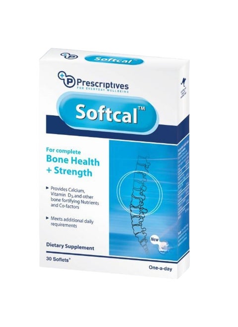 Softcal, For Complete Bone Health + Strength, 30 Tabgels