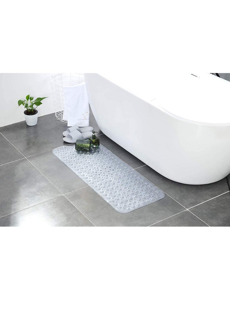 Extra Long Non-slip TPR Rubber Bath Mat (100x40cm) - Image 4