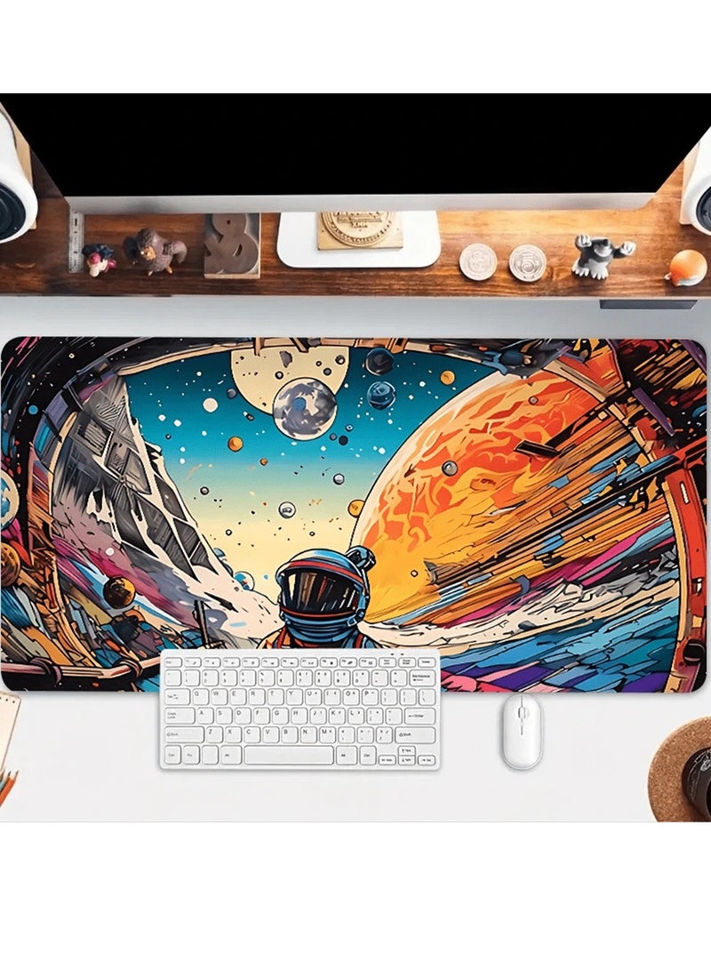 Spaceman and Planets Mouse Pad 90*40cm - Image 3