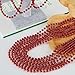 EOBOH 100PCS Mardi Gras Beads Red Beads Party Favors 33 Toy Necklaces Festival Costumes Festival Parade Throw Accessories for Weddings Valentines Christmas Celebrations Decor - Image 4