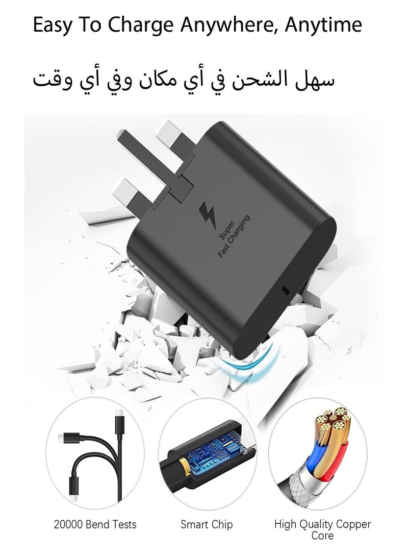 general 25W Super Fast Charger for Samsung, Gcstnn PPS PD3.0 USB-C Charger for Samsung Galaxy S23 Ultra S23+ S23 S22 Ultra S21+ A53 5G A54 Z Fold/Flip 4 Tab S8 Ultra,with 1M Type C Cable - Image 4