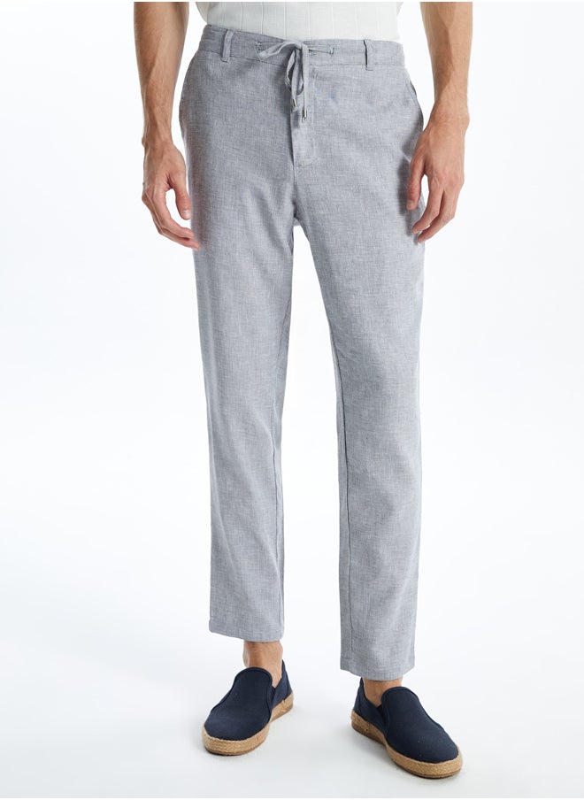 LC WAIKIKI - Slim Fit Linen Blended Men'S Trousers - Image 1