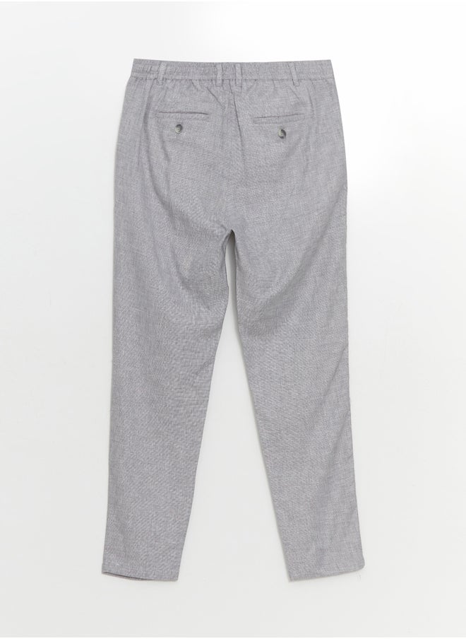 LC WAIKIKI - Slim Fit Linen Blended Men'S Trousers - Image 1