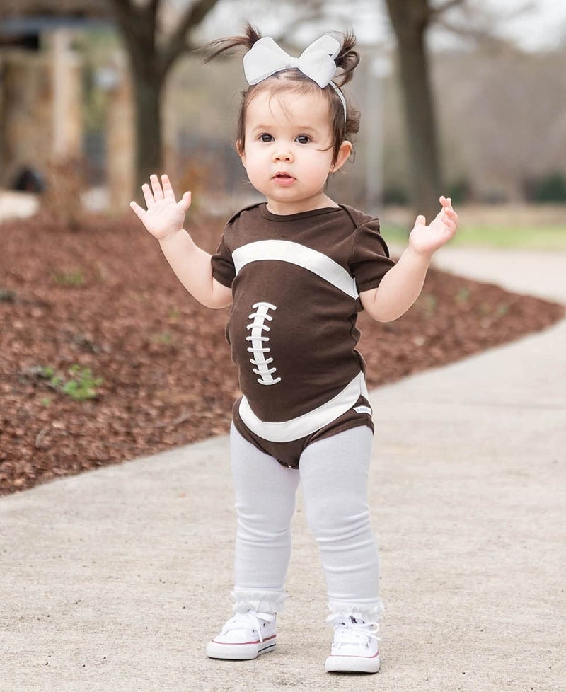 RuffleButts Girls White Bow Headband - One Size - Image 2