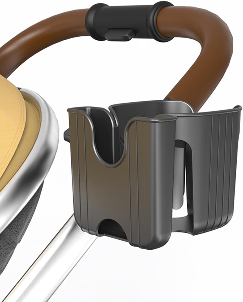 WedFeir 2in1 Universal Cup and Phone Holder for Uppababy Nuna Doona Strollers Bikes Wheelchairs Walkers Scooters  Adjustable Drink Holder - Image 3