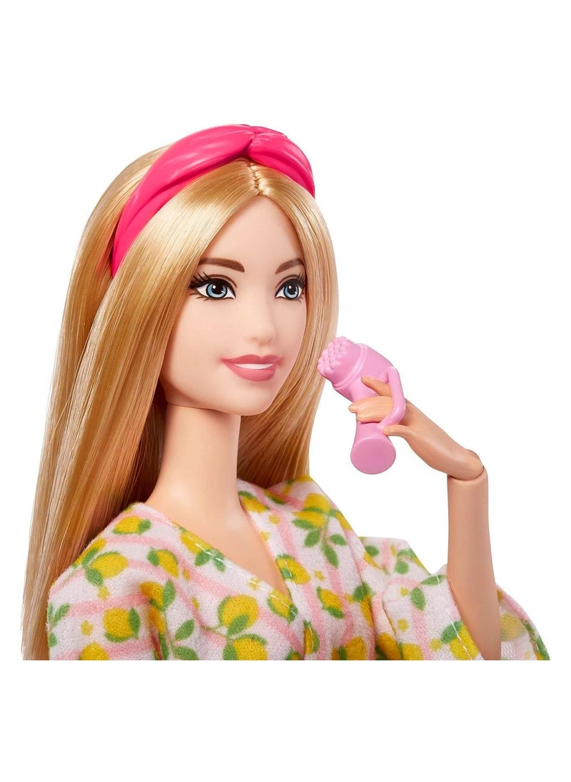 Barbie - Barbie Wellness Self-care Spa Day Doll with Puppy - Image 1
