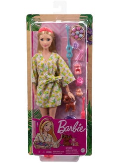 Barbie Wellness Self-care Spa Day Doll with Puppy