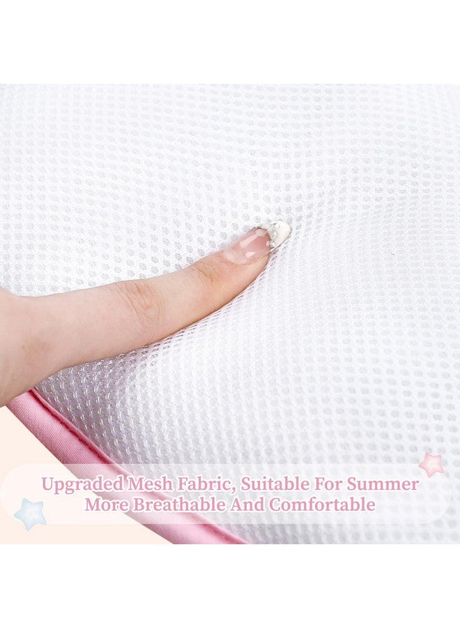 Pea Pod Summer Infant Car Seat Insert, 2 in 1 Baby Car Seat Head Body Support for Newborn Upgrade Mesh Baby Car Seat Insert Stroller Cushion for Boys Girls, Extra Soft and Breathable, Unicorn - Image 3