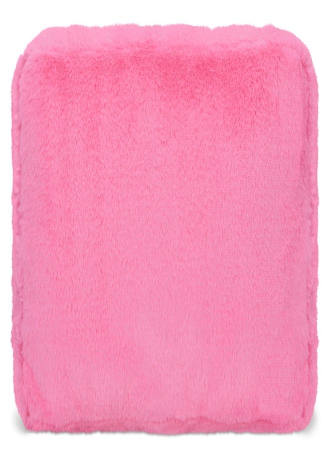 iscream Mood Meter Fur & Fleece 11" x 7" Pillow with Embroidered Accents - Image 3