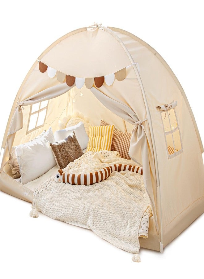 Sherilyn Full Size Bed Canopy Bed Tents Dream Tent on Bed Privacy Space Blackout Sleeping Tents Indoor Breathable Portable Cottage Drafty Room (Large) - Image 1
