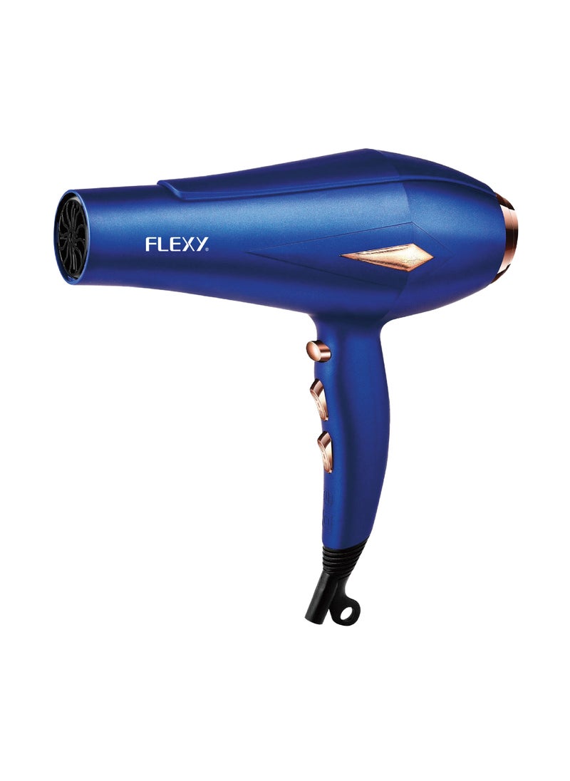 Flexy FLEXY 1250W Hair Dryer – Lightweight & Compact with 2 Speeds, 3 Heat Settings, Cool Shot, Removable Filter, Hanging Hook – Ideal for Home, Salon, Traveling – 2-Year Warranty  - Image 1
