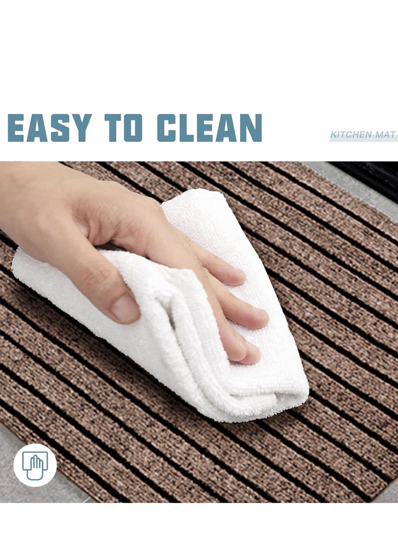 2 قطعة أرضية المطبخ حصيرة غير زلق مطبخ البساط - Image 5