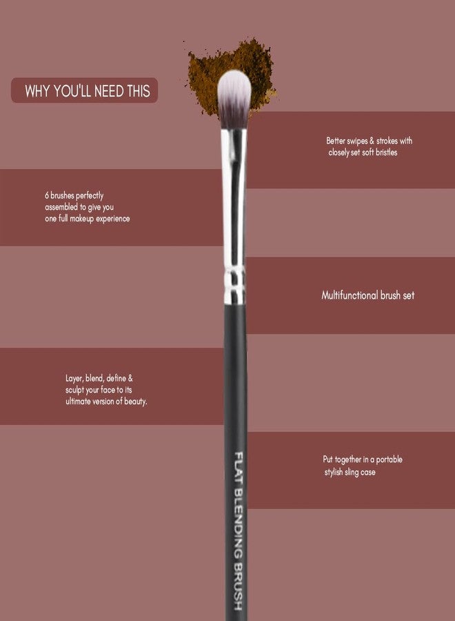 Cuffs N Lashes X Shystyles Makeup Brush Set of 9 - Professional Face &Eye Brushes for Beginners to Pro | Soft Bristles, High Performance | Handmade in India | Cruelty-Free &Vegan - Image 5