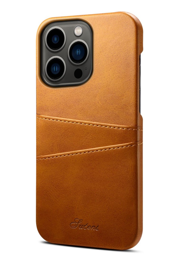 Suteni Leather Protective Back Cover Case Phone Case for iPhone - Image 1