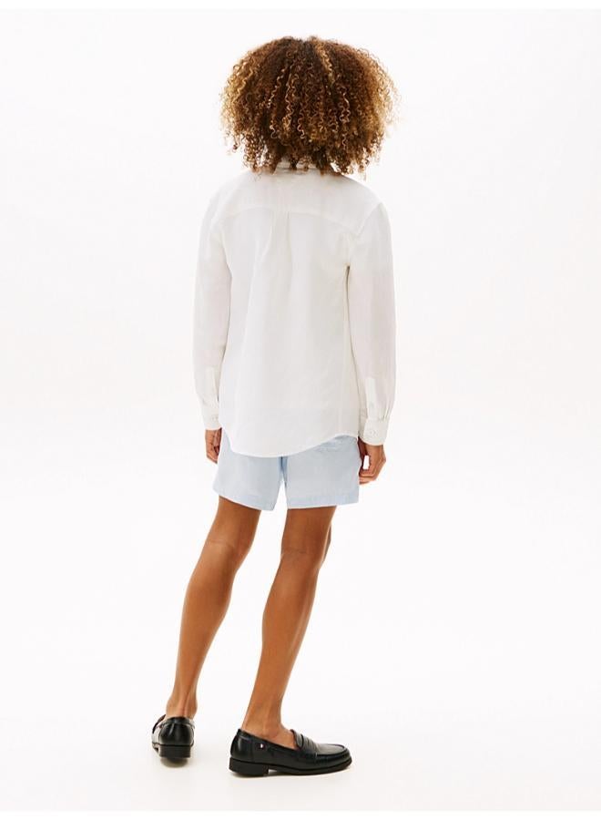 TOMMY HILFIGER LINEN BLEND RELAXED SHIRT LS  - Image 2