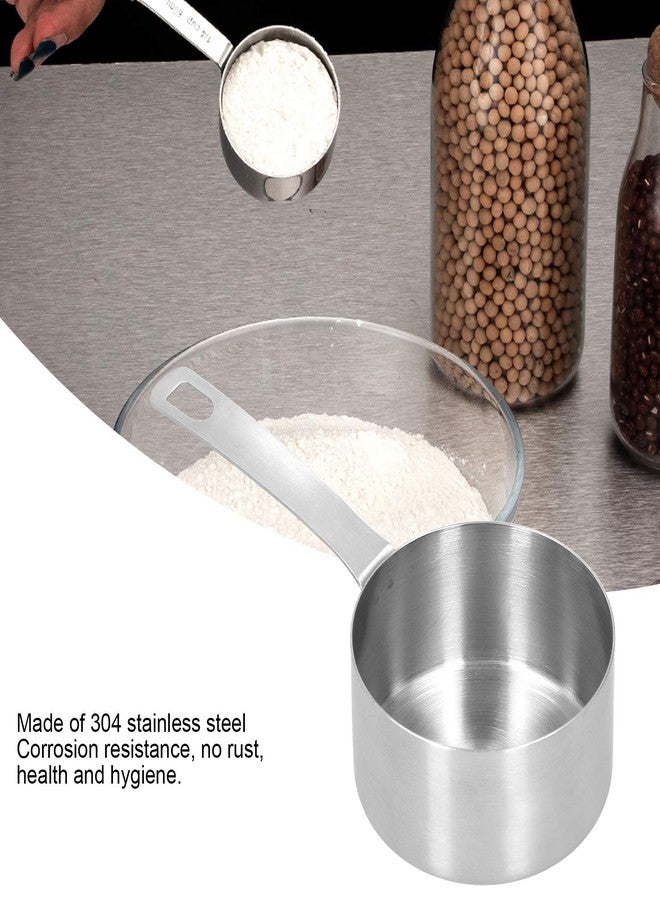 BORDSTRACT Stainless Steel Measuring Cup, Heavy Duty Measuring Cup with Handle, Measuring Liquid or Dry Ingredients, Small Measuring Cup for Cooking, Baking(3/4 Cup) - Image 3