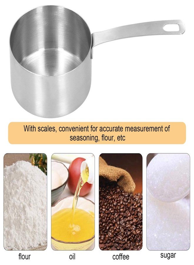 BORDSTRACT Stainless Steel Measuring Cup, Heavy Duty Measuring Cup with Handle, Measuring Liquid or Dry Ingredients, Small Measuring Cup for Cooking, Baking(3/4 Cup) - Image 5