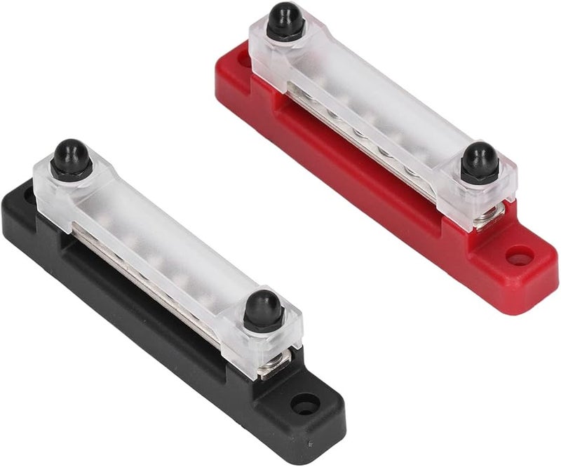 6P صف واحد بطارية شريط حافلة مجموعة 48 فولت تيار مستمر 150 أمبير ABS الفولاذ المقاوم للصدأ كتلة توزيع الطاقة لمركبة الترفيه - Image 4