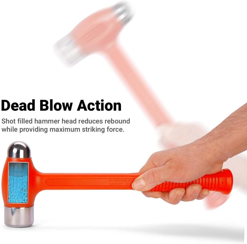 Capri Tools Dead Blow Ball Peen Hammer (26 oz) - Image 2