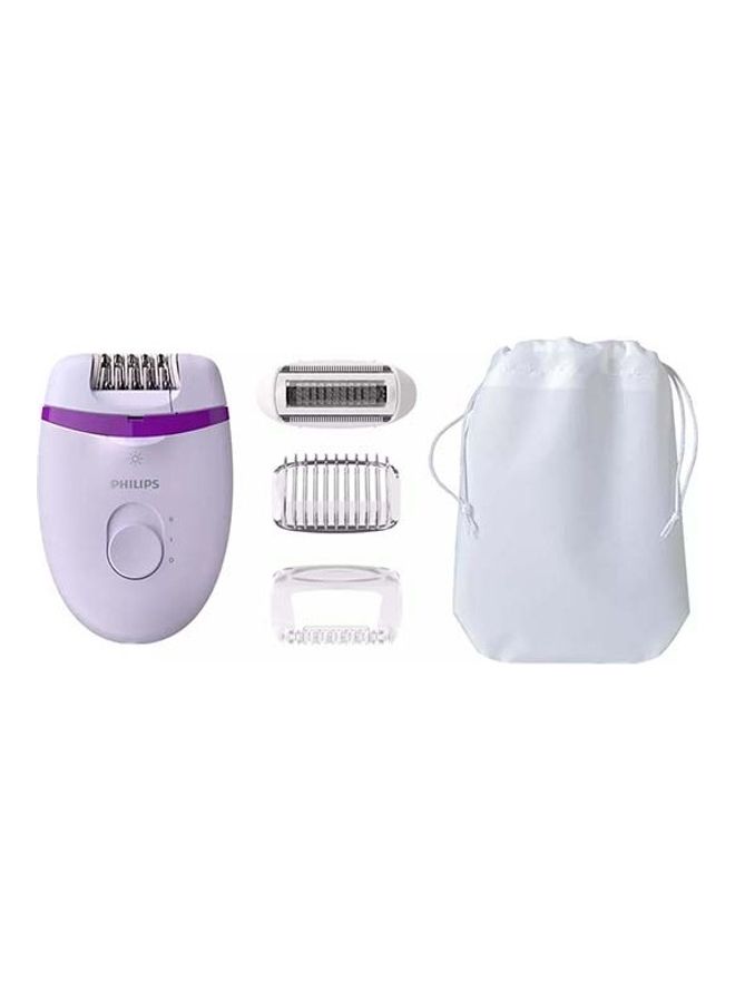 Philips Corded Epilator With Cleaning Brush, Shaver, Shaver Comb, Massage Cap And Pouch Multicolour - Image 1