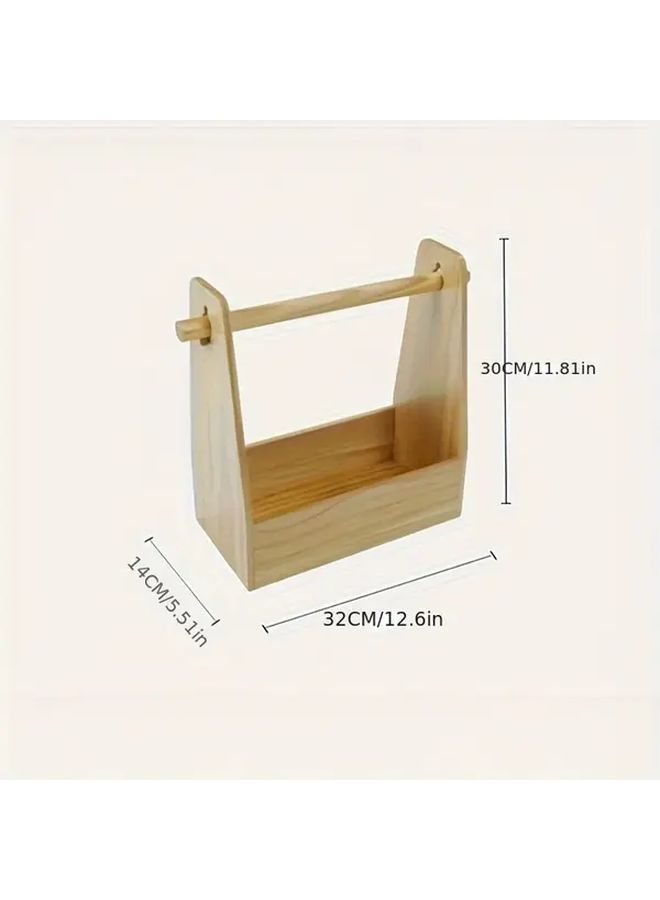 Log Color Composite Wood Deck Box Outdoor Storage Basket For Camping Picnic BBQ Home - Image 3