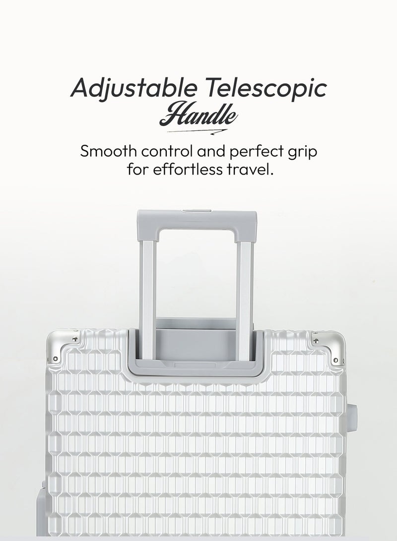 فيبتور مجموعة أمتعة PC صلبة بدون سحاب مكونة من 3 قطع حقيبة سفر قابلة للقفل TSA مقاس 20/25/29 بوصة - Image 5