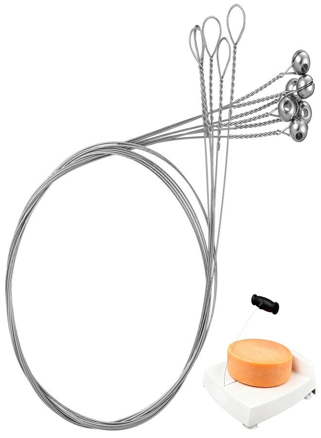 Feekoon Replacement Cheese Cutting Wires Compatible with Boska Cheese Commander Pro/Pro+, Stainless Steel Cutter Wire Replacement, Fit & Easy to Install for Hard or Semi Hard Block Cheddar & Gouda(6 Pack) - Image 1