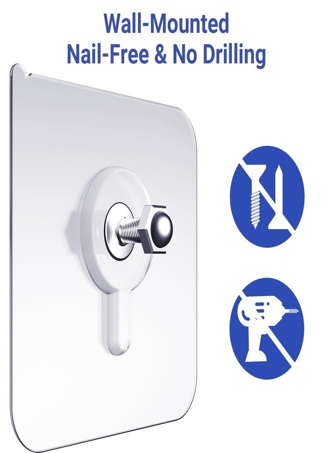 Aweshock Picture Hangers Without Nails, Wall Hangers Without Nails,20 Packs Picture Hanging Hooks and Picture Frame Hangers Without Nails, Maximum Load of 13 LB - Image 2