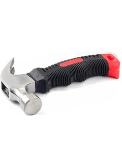 Anayu store Anayu store 1Pcs Mini Nail Stubby Hammer with Soft Rubber Handle Camping Tools NonSlip Handle Carpenters Hammer for DIY Repair Camping Woodwork Home Maintenance  - Image 1