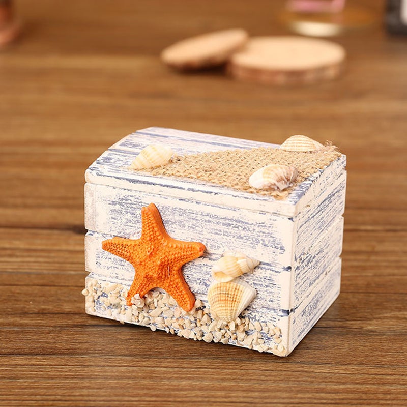 4 Pcs Mediterranean Style Storage Boxes Candy Boxes Desktop Boxes - Image 3