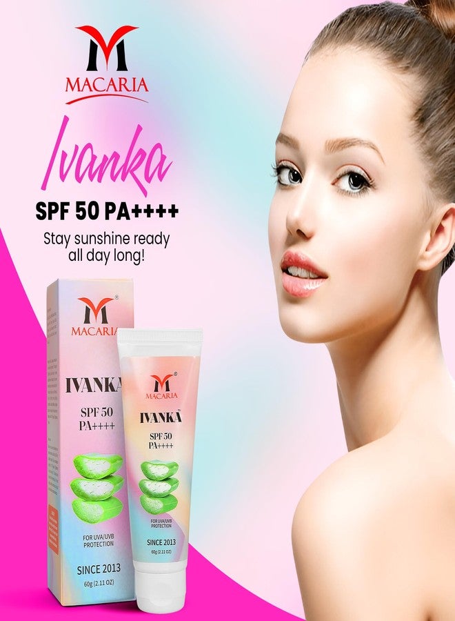 MACARIA Ivanka SPF 50 Beach Defence face body Sunscreen Moisturizer for women Oily skin - Image 3