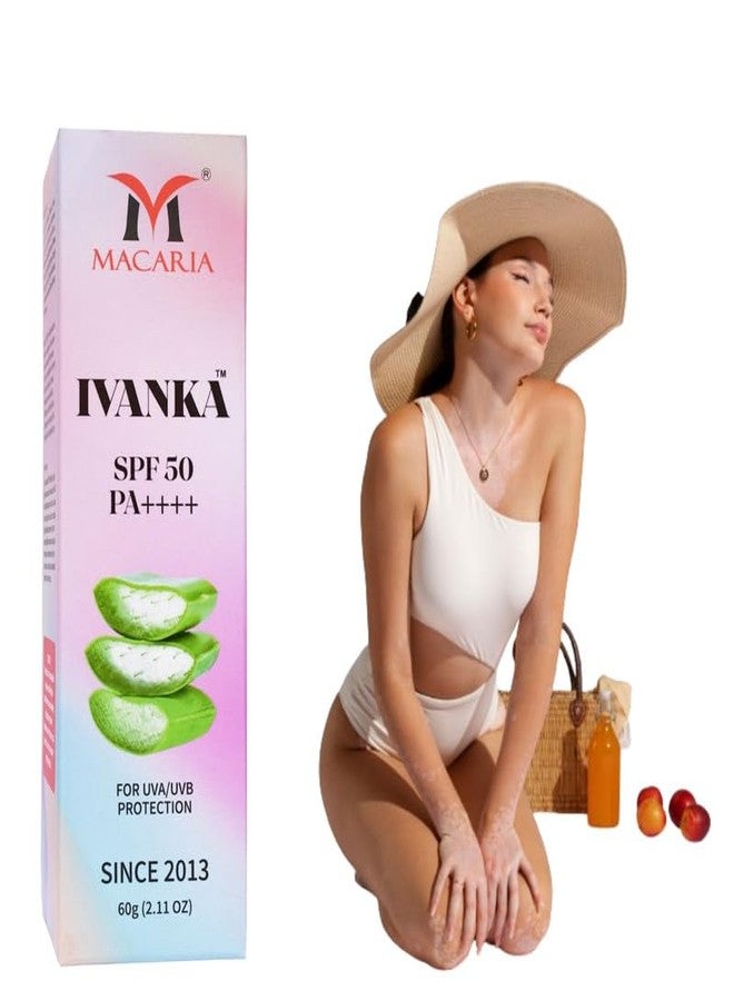 MACARIA Ivanka SPF 50 Beach Defence face body Sunscreen Moisturizer for women Oily skin - Image 1